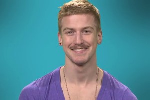 When she's serving it.